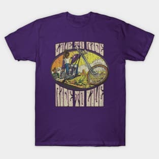 Ride to Live Desert Chopper 1972 T-Shirt